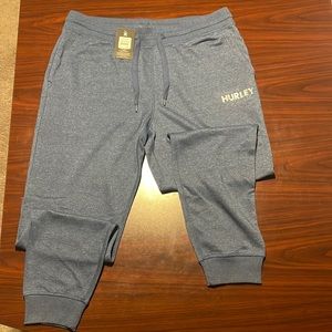Men’s NEW XL blue Hurley Joggers